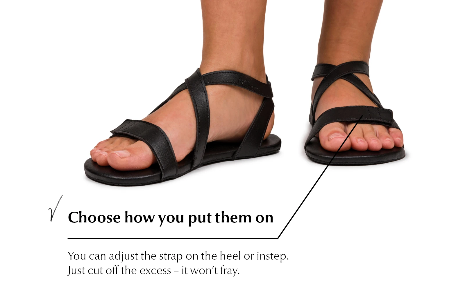 Сандалии Ahinsa Hava Barefoot — чёрный, фото 7