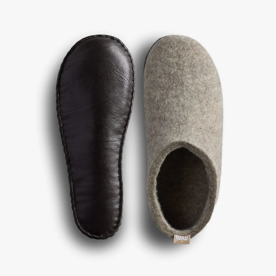 Тапочки Vivobarefoot Mim Felt Slipper II — унисекс, серый, фото 2