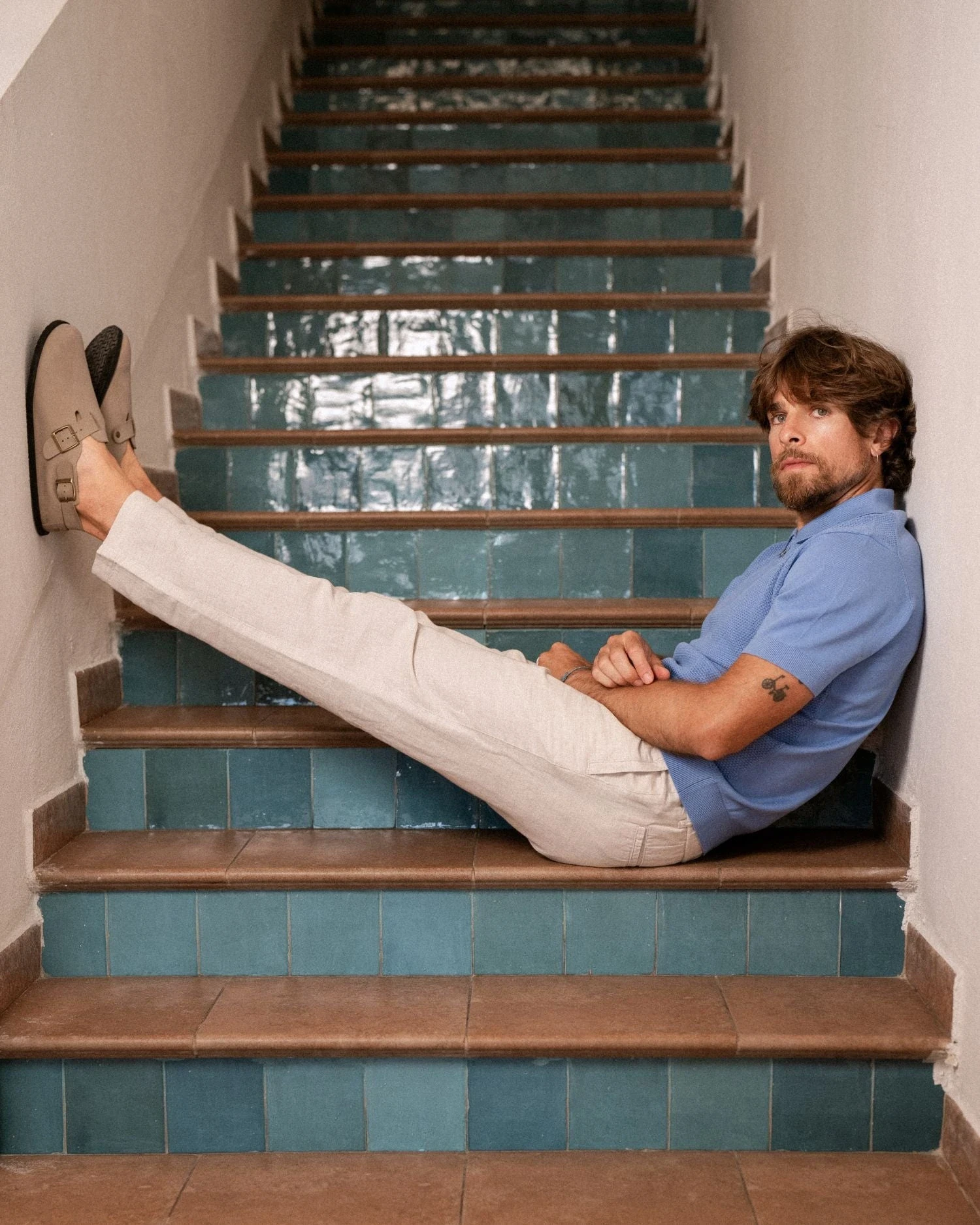 Босоногие сабо Brambas Koben — маккиато, фото 8