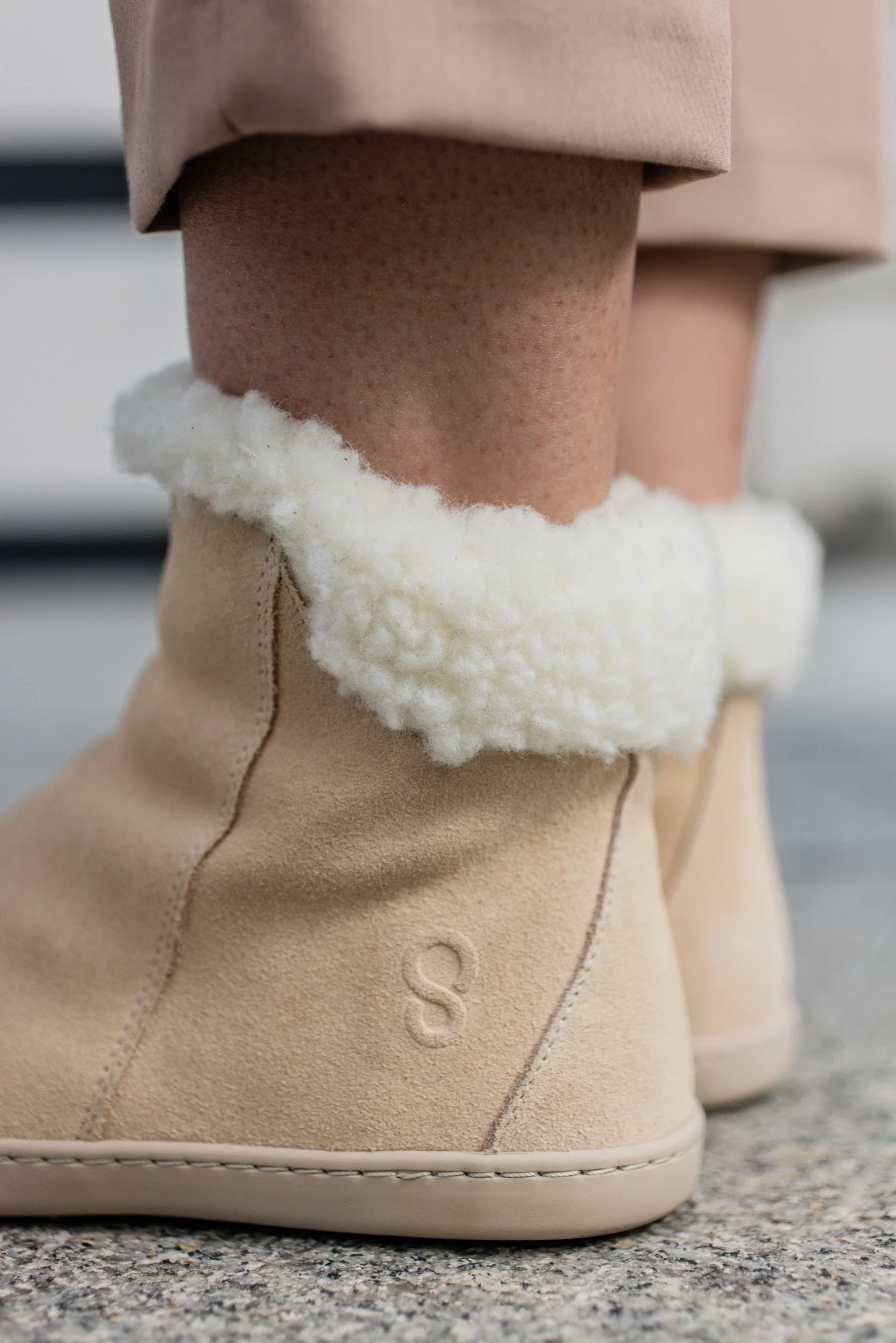 Босоногие ботинки Shapen FLUFFY 2.0 — бежевый, фото 2