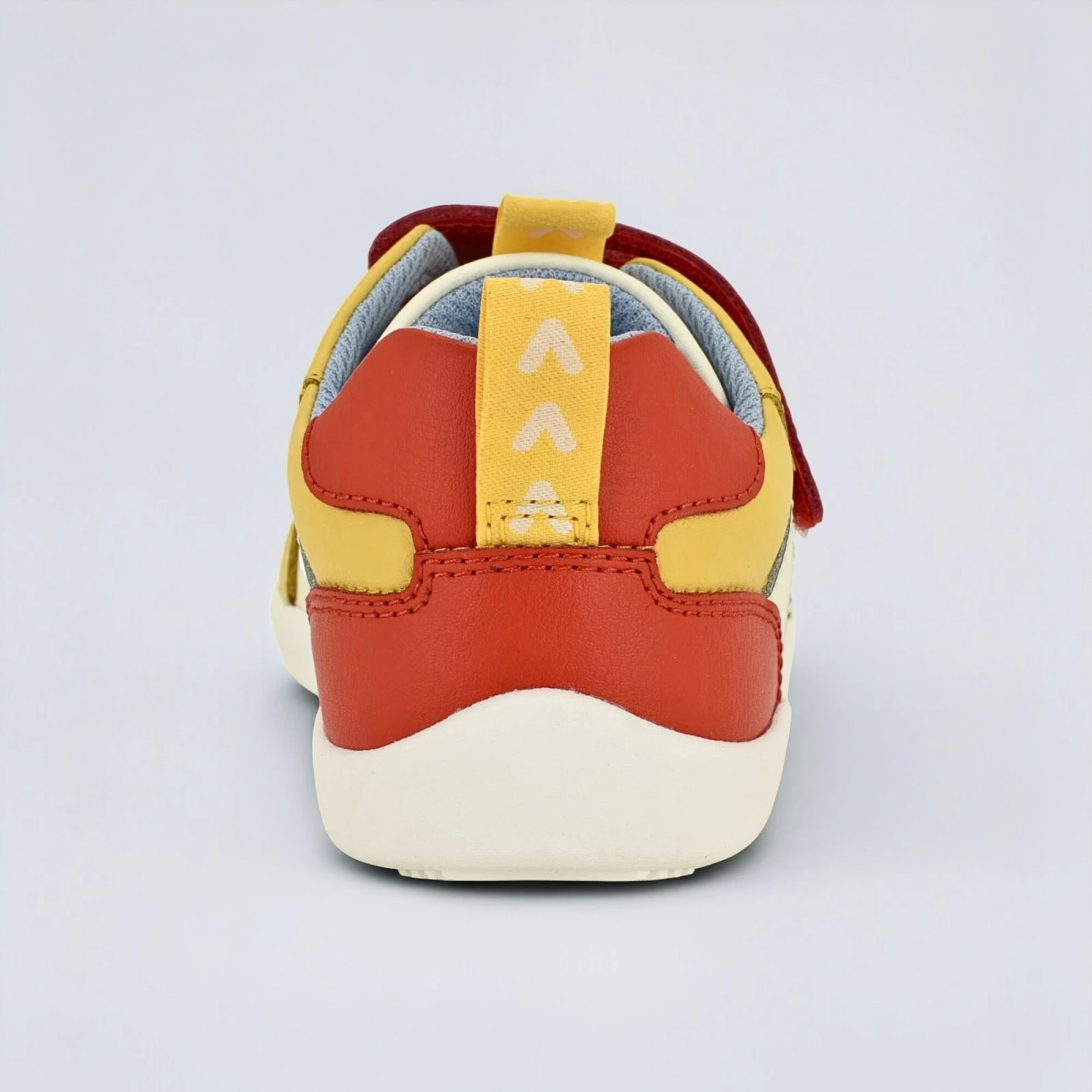 Кроссовки BGreater All Leather Lev — жёлтый с красным, фото 6