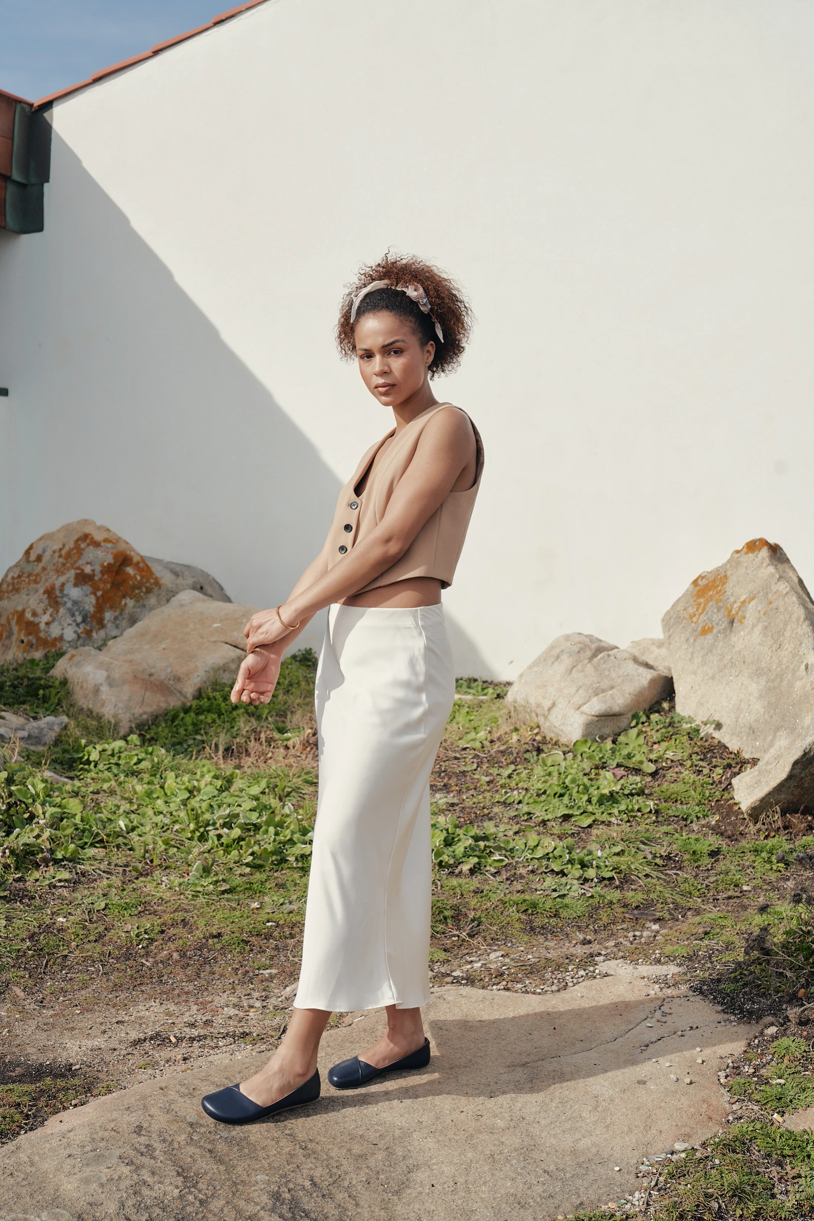 Босоногие балетки Shapen PEONY — тёмно-синий, фото 13