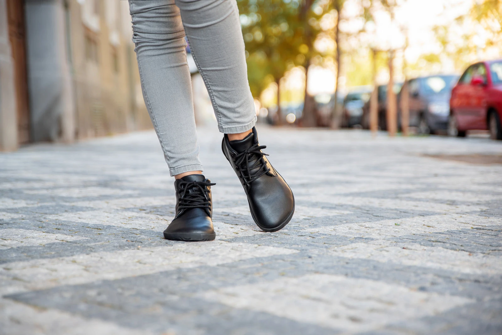 Ботинки Ahinsa Sundara Ankle xWide Barefoot — чёрный, фото 13