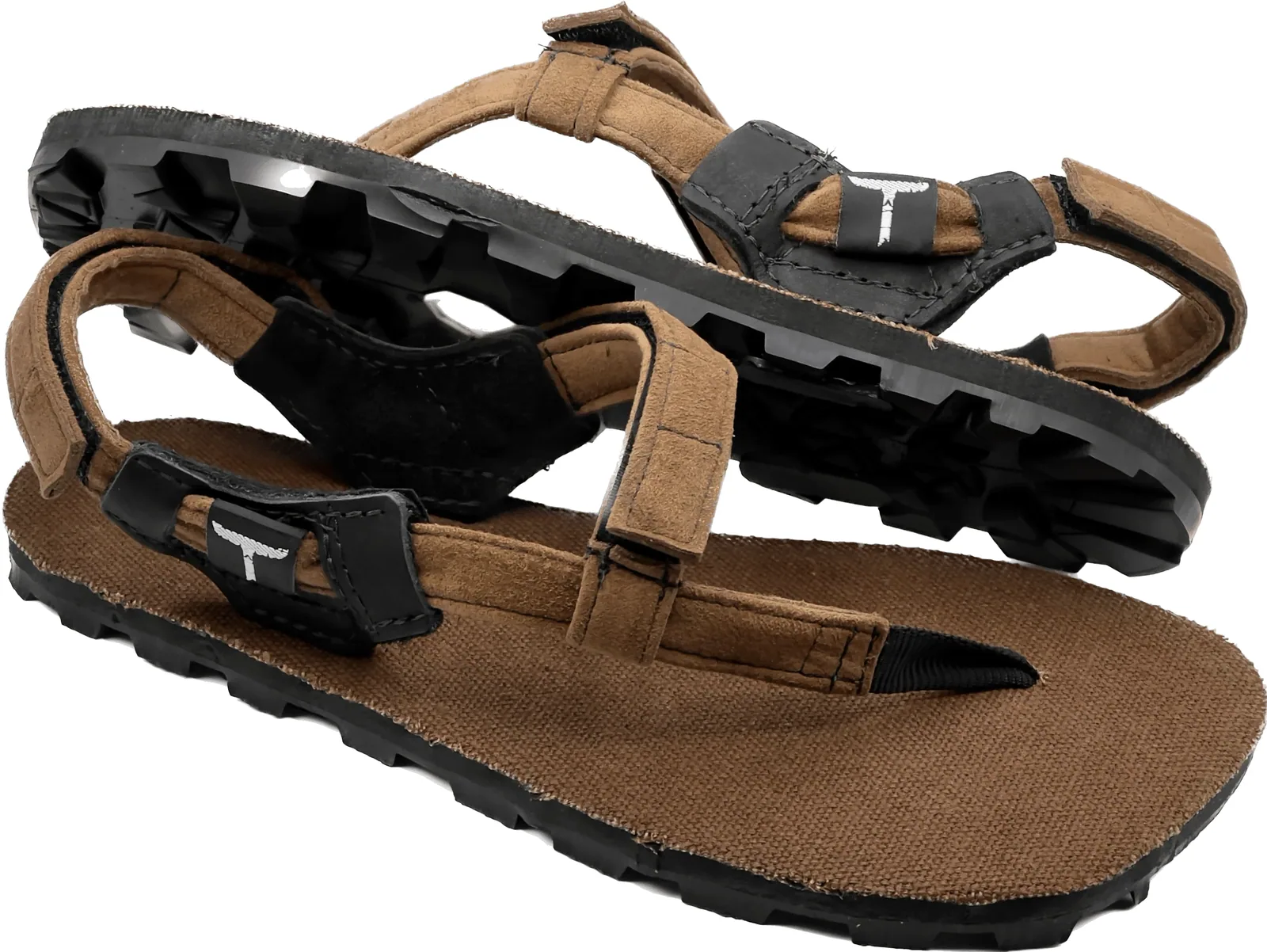 Сандалии Toetem Frontier BlackBear 3.0 — коричневое конопляное покрытие, коричневые ремешки, широкая колодка EW — фото 1 из 3