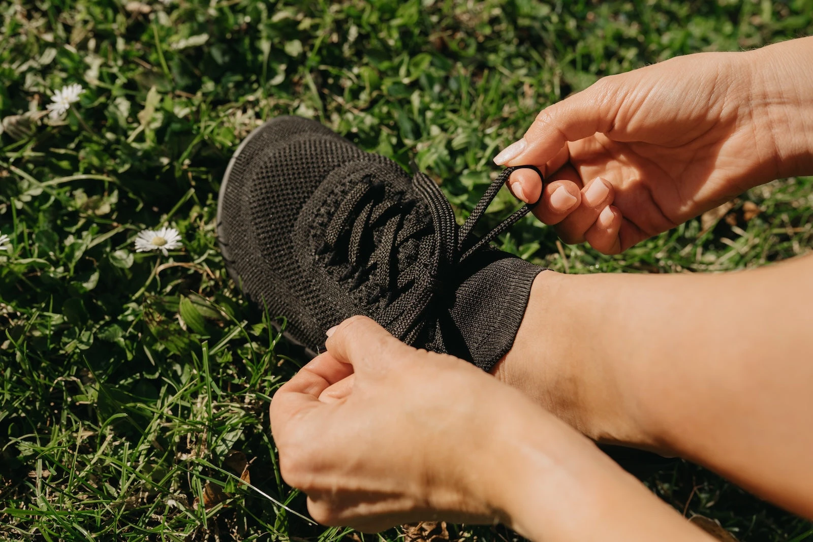 Кроссовки Ahinsa Softy Knit Barefoot — чёрный, фото 15