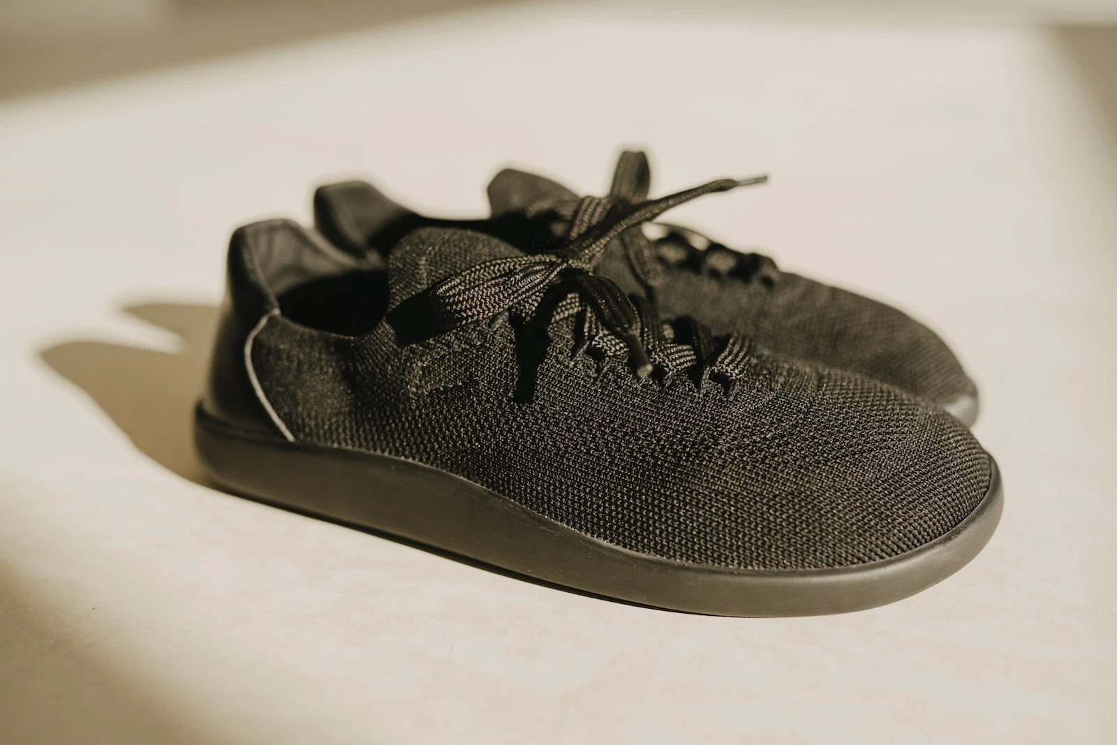 Кроссовки Ahinsa Softy Knit Barefoot — чёрный, фото 12