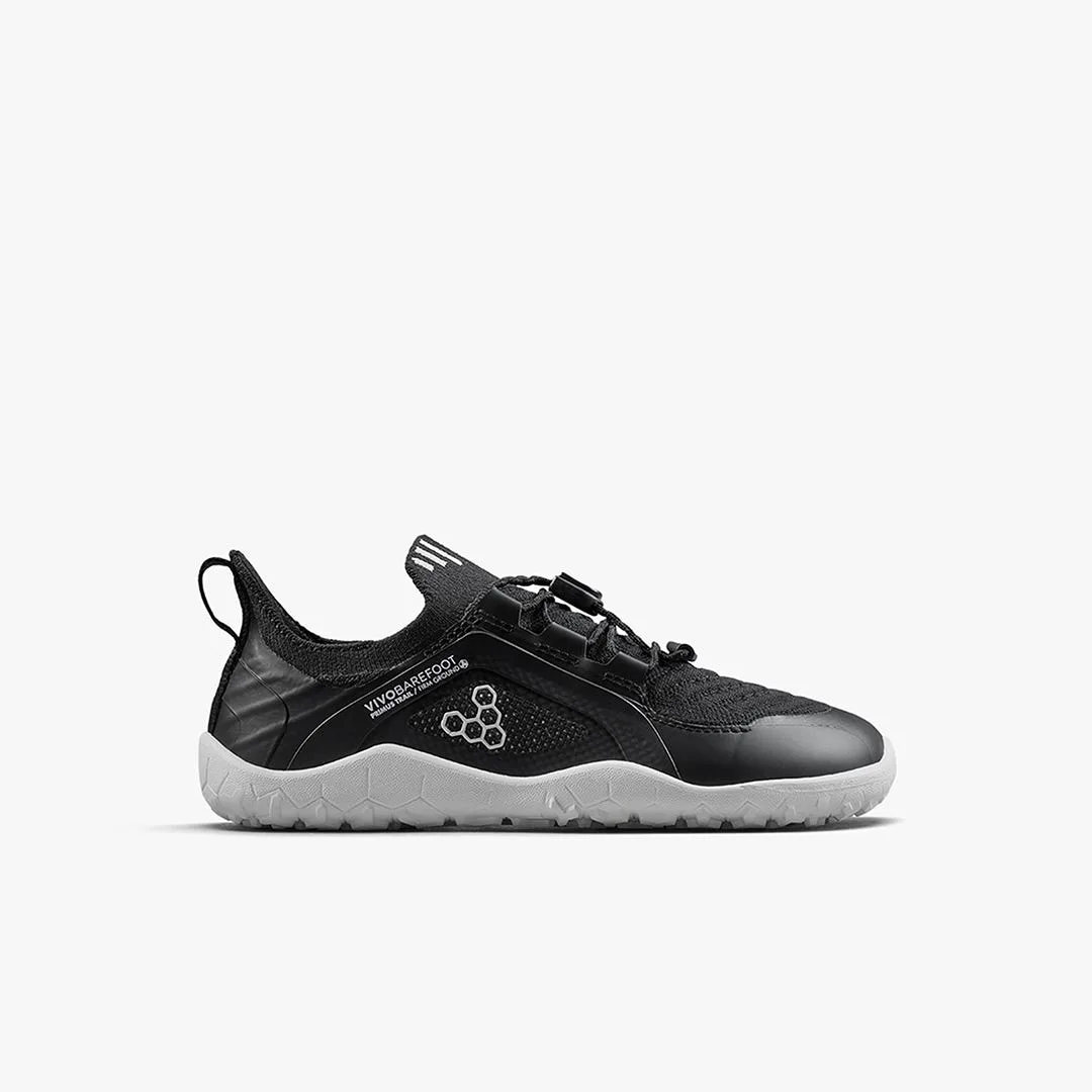 Кроссовки Vivobarefoot Primus Trail Knit FG — для дошкольников, чёрный